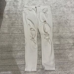 Joe’s Jeans Skinny White Ripped Jeans